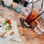カフェ エピス - かぼちゃのプリンとアイスティーのセット