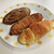 ぱんて - 料理写真:いちじくとクルミ、ウインナーロール、塩パン