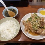Chuukaryouri Dairen - 唐揚げのネギソースかけ定食