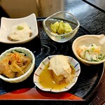 利久庵 - 20240502おまかせ五品1,430円