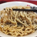 麺屋 桐龍 - 太平打ち縮れ麺 リフトしづらくてスープとぶやつ！