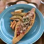 島cafeとぅんからや - 宮古牛タコスチーズドック