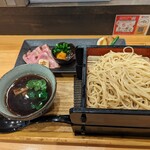 麺家 幸先坂 - 鴨の醤油つけ麺　特製盛り1,450円