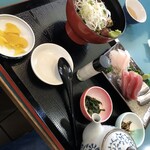 カネシチ水産 - 地魚刺身とまご茶セット！