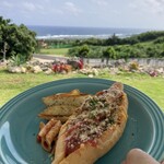 島cafeとぅんからや - この上に乗ってるタコスチーズとパンが美味しい