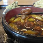 親孝行うどん - 親指位の椎茸♬