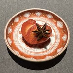 茶禅華 - 宮崎桜ファームのトマト甘酢漬け　八角を加えて　とろける甘さとほのかな酸味のバランスが最高　口の中ですーっと溶けていく不思議なトマト