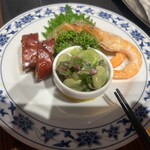 横浜中華街 重慶飯店 - 四種前菜盛り合わせ