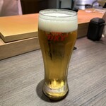 Sushi Teppanyaki Hiiragi - 生ビール