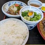 甑庵 - ご飯と蕎麦の薬味