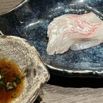 Sushi Teppanyaki Hiiragi - 真鯛の刺身
