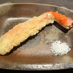 Sushi Teppanyaki Hiiragi - タラバガニの天ぷら