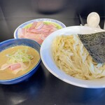らぁ麺 飛鶏 - 濃厚地鶏つけそば(1日10食限定)大盛の特上トッピング