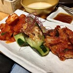 焼肉料理屋わんこ - 「キムチ盛り（税抜￥680）」