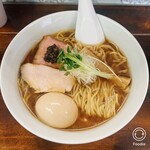 epilogue 08 - 白黒トリュフMIX醤油そば味玉トッピング