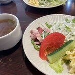 洋食屋 花きゃべつ - サラダ&スープ