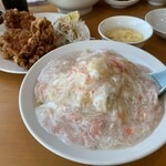 台湾菜館 - あんかけチャーハン　今週2回目です