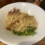 中華蕎麦 はざま - あえ玉 (香味油を、鶏油、煮干し、から選べる) レギュラー250円(ハーフ200円)