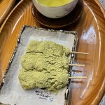 Miidera Chikaramochi Honke - 力餅とお茶セット
