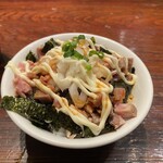 中華蕎麦にし乃 - マヨチャーシューご飯（拡大）