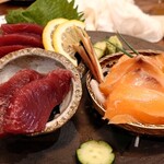 玉河 三鷹店 - 本マグロ赤身＆サーモン