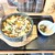 鈴鹿飯店 - 料理写真:本格四川石鍋麻婆豆腐飯・チーズ付き、かき玉スープ