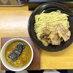 Menya Hakushin - ・辛つけ麺 5辛 大盛 1,050円/税込
                        ・軟骨トッピング 400円/税込