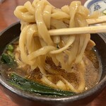 中華そば 千乃鶏 - ▪️鰹昆布水つけ麺(醤油)¥1.300
　※➡︎醤油or塩
　※麺量250gor➡︎300g
　※味調整可能(濃いめ)
　※油量調整可能(多め)