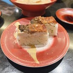 回転寿司 一太郎 - 焼きサバの棒寿司。