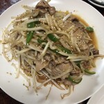 ひろ坊 - 肉もやし炒め
