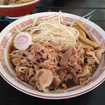レニー食堂 - 冷やしそば＋肉増し