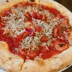 AnimA osteria e pizzeria - ピザセット（シラス、トマト、）