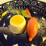 リストランテ・マッサ - パンナコッタ、苺のソルベ