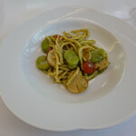 リストランテ・マッサ - 帆立貝とプチトマトのジェノベーゼ