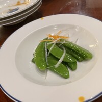 萬珍樓 本店 - スナップエンドウの中華風炒め