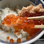 ウトロ漁協婦人部食堂 - 三種丼