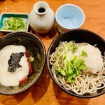 Meigetsu Antanakaya - 辛味大根蕎麦と山かけ