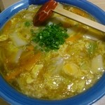 手延べうどん 水山 - 黒酢あんかけうどん