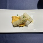 コルドーネ - ホワイトアスパラガスとウニのムース