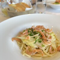 クラリタ ダ マリッティマ - 【パスタ】由比産 桜海老と春キャベツのスパゲッティ