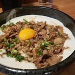 Chuuka Daishin - 豚トロロ丼のアップ