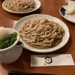 石臼挽きうどん しゅはり - せいろうどん　この後うどん湯ももらえます