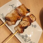 焼とり・串かつ 串の丈 - 豚バラ塩焼き