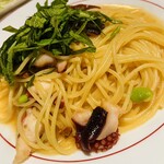 Bawa Ri Kicchin - タコとウニの青じそスパゲッティ