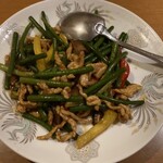 中国料理 百楽 - ニンニクの芽炒め