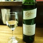 ノリノ穴 - 白ワインです♪