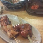 炭火酔家 さと - もも、レバー