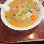 盛岡食堂 - 味噌ラーメン大盛