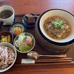 ひなたん お茶と食事とゆったり空間と・・・ - マーボ豆腐定食（せいろメニュー）