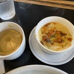 Majonotamago - スープとドリア